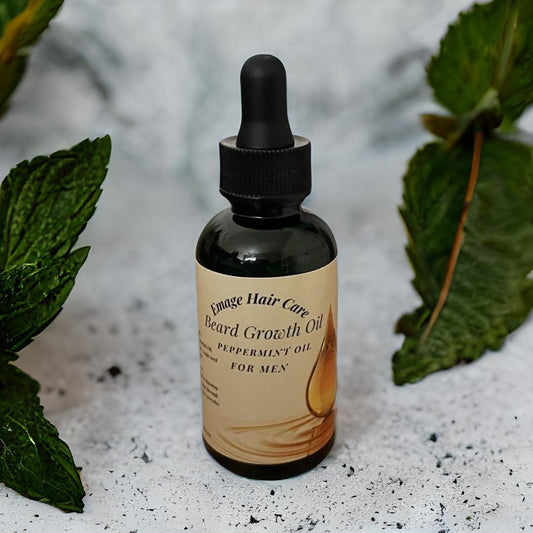 " Peppermint Beard Growth Oil For Men that Stimulate and Nourish Your Facial Hair with Natural Oils for growth "